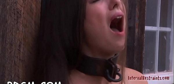  Gagged and bounded babe needs wild pussy gratifying